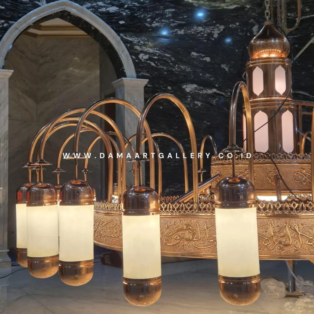 Lampu Masjid Nabawi Material Tembaga